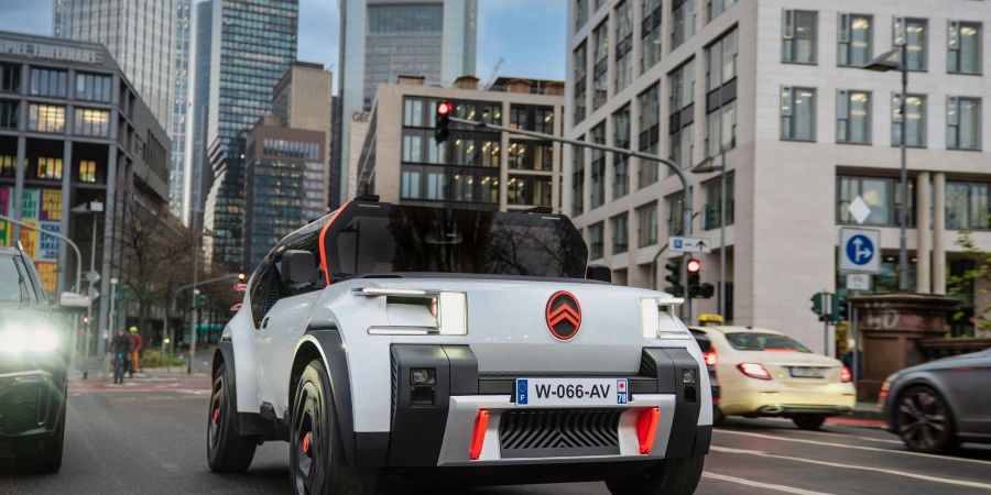 Wie aus Bauklötzchen: Mit der Konzeptstudie Oli zeigt Citroën ein günstiges E-Auto.