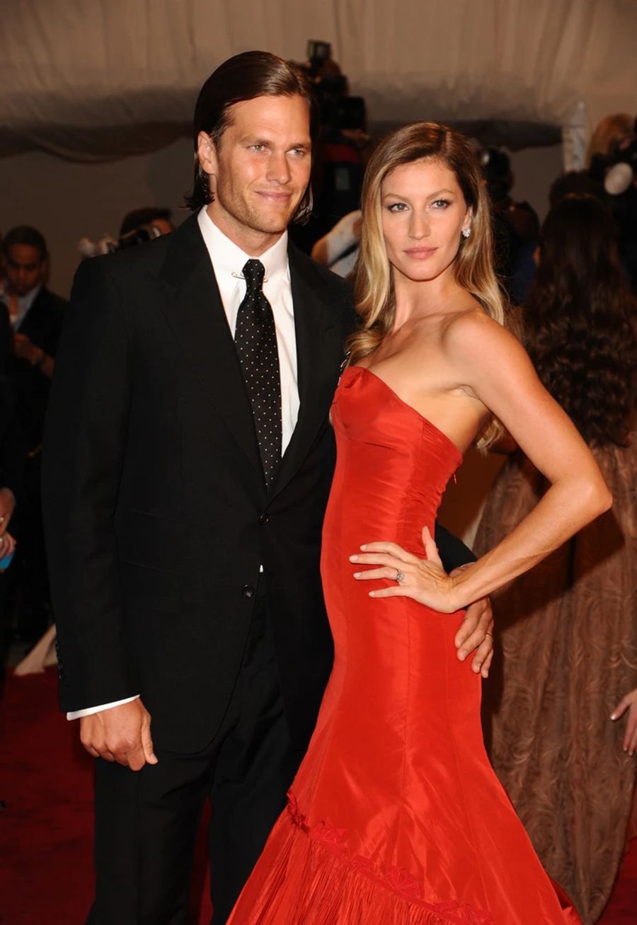 Gisele Bündchen und ihr Ex-Ehemann Tom Brady auf dem roten Teppich.