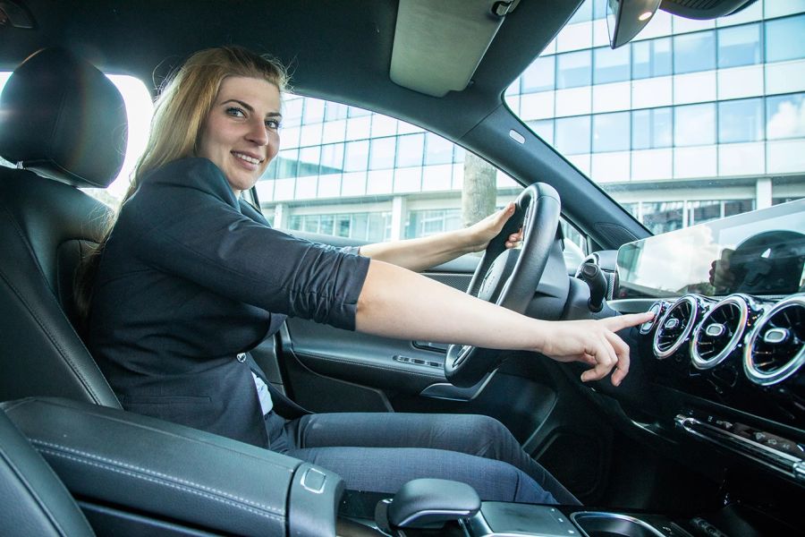 Autositz Steuer Person Einstellung