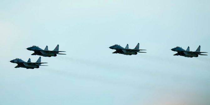 Kampfjets vom Typ MiG-29