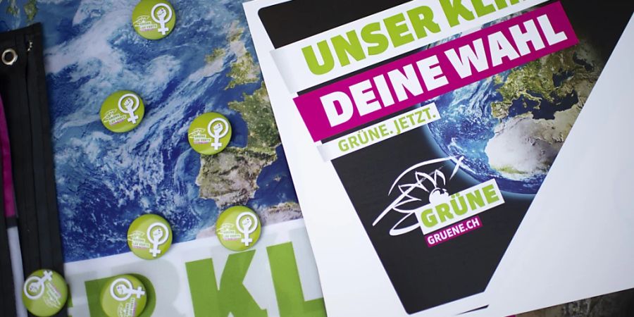 Nach den Erfolgen bei der Klimawahl 2019 könnten die Grünen im kommendem Herbst wieder an Wähleranteil verlieren. Das zeigt das SRG-Wahlbarometer. (Archivbild)