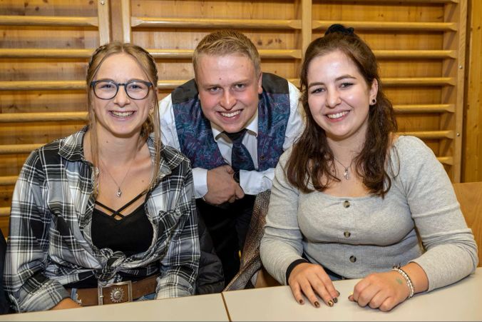 Vlnr.: Larissa Burri, Markus Hostettler und Livia Rohrbach.