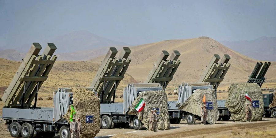 Iranisches Militär bei Übung