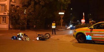 Kollision zwischen Motorrad und Auto in Herisau