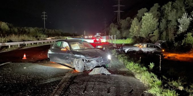 Chur: Verkehrsunfall auf der Autobahn Chur: Verkehrsunfall auf der Autobahn