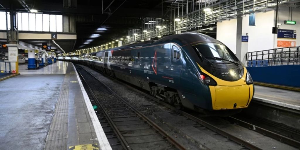 The strike again paralyzed train services in Great Britain