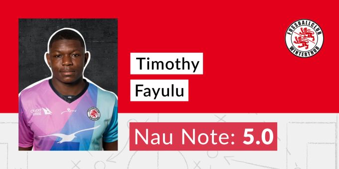 Die Nau-Note für Timothy Fayulu. fayulu