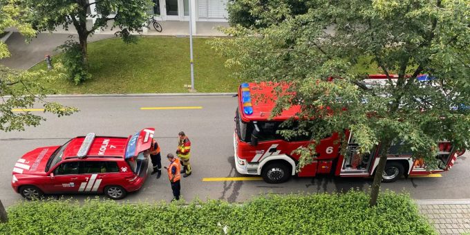 Verletzt wurde niemand. Brand