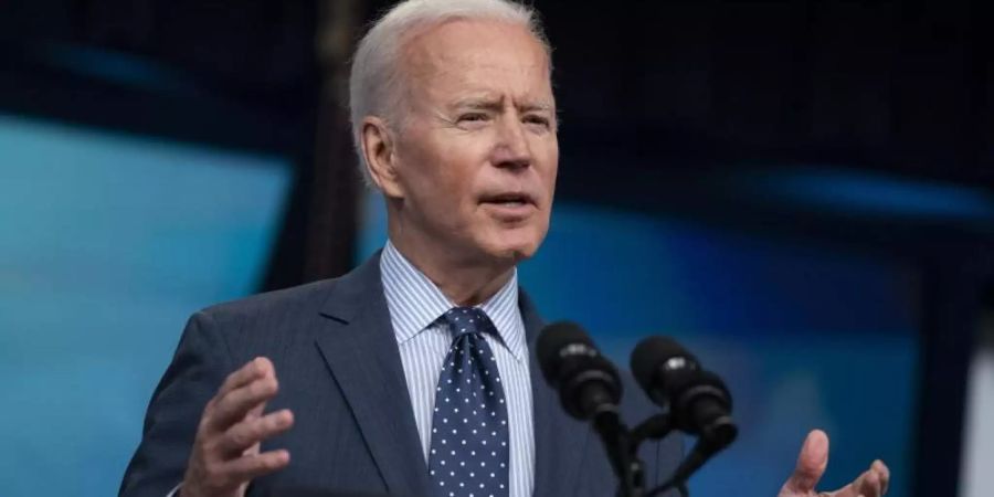 US-Präsident Joe Biden verschärft das Vorgehen gegen chinesische Firmen mit angeblichen Verbindungen zum chinesischen Militär. Foto: Evan Vucci/AP/dpa