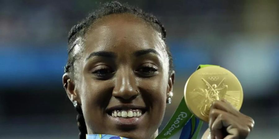 Soll einen Dopingverstoss begangen haben: Brianna McNeal (ehemals Rollins). Foto: Dmitri Lovetsky/AP/dpa