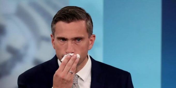 Martin Dulig 2019 bei einem Interview Martin Dulig 2019 bei einem Interview