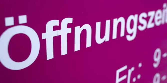 Ladenöffnungszeiten