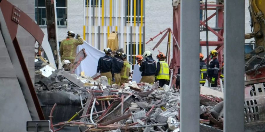 Unglücksort im belgischen Antwerpen