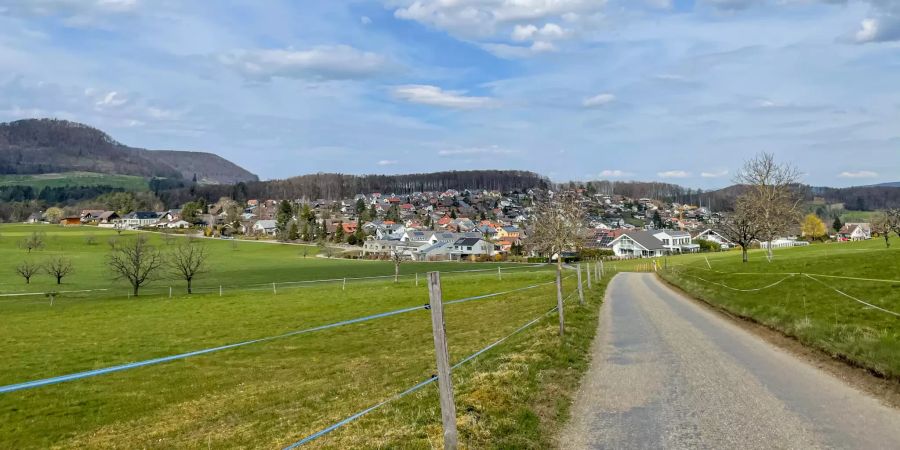 Landschaftsfoto der Gemeinde Lupsingen.