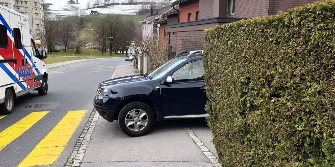 Verkehrsunfall in Glarus.
