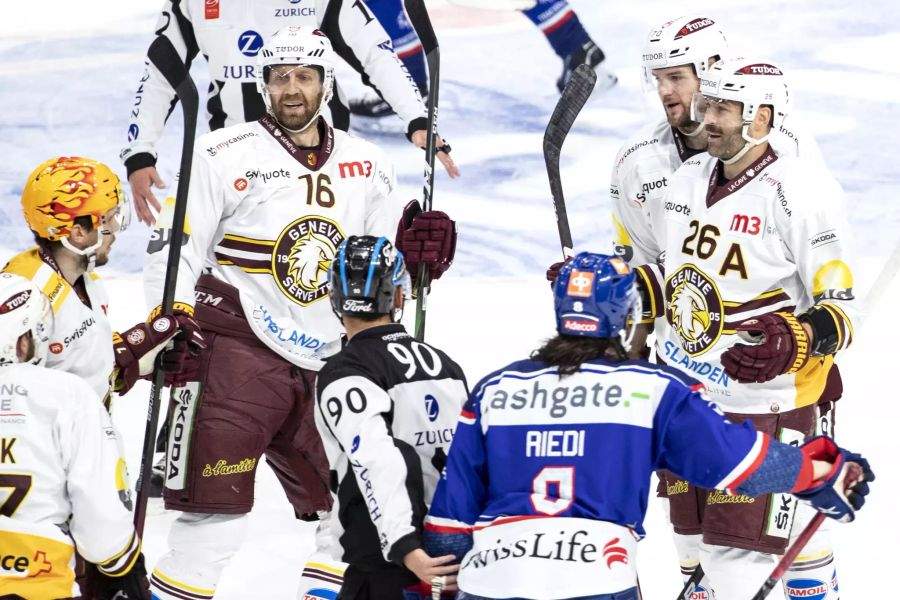 Genf-Servette und die ZSC Lions standen sich heute zum dritten Mal gegenüber in der Halbfinal-Serie.