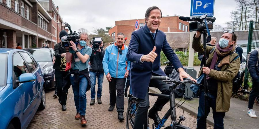 Mark Rutte wahlen