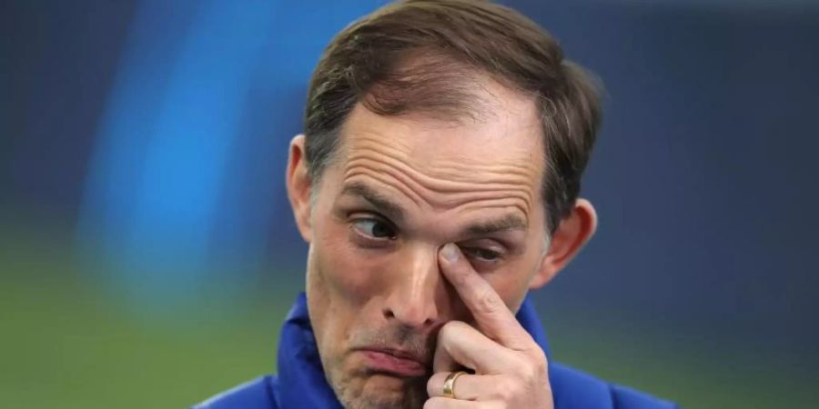 Chelsea-Trainer Thomas Tuchel war trotz einer guten Leistung seines Teams nicht ganz zufrieden. Foto: Isabel Infantes/PA Wire/dpa