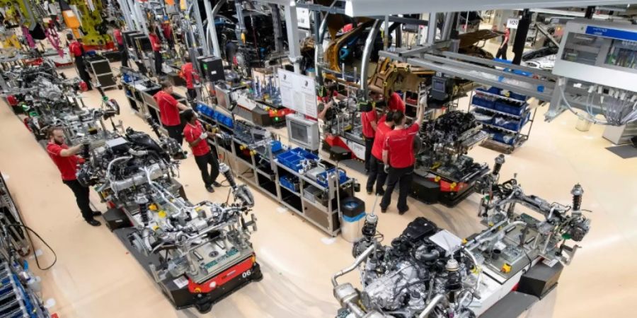 Autoproduktion in Stuttgart