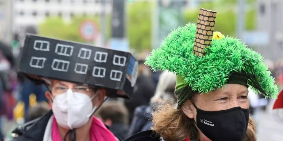 Demonstrationsteilnehmer in Berlin