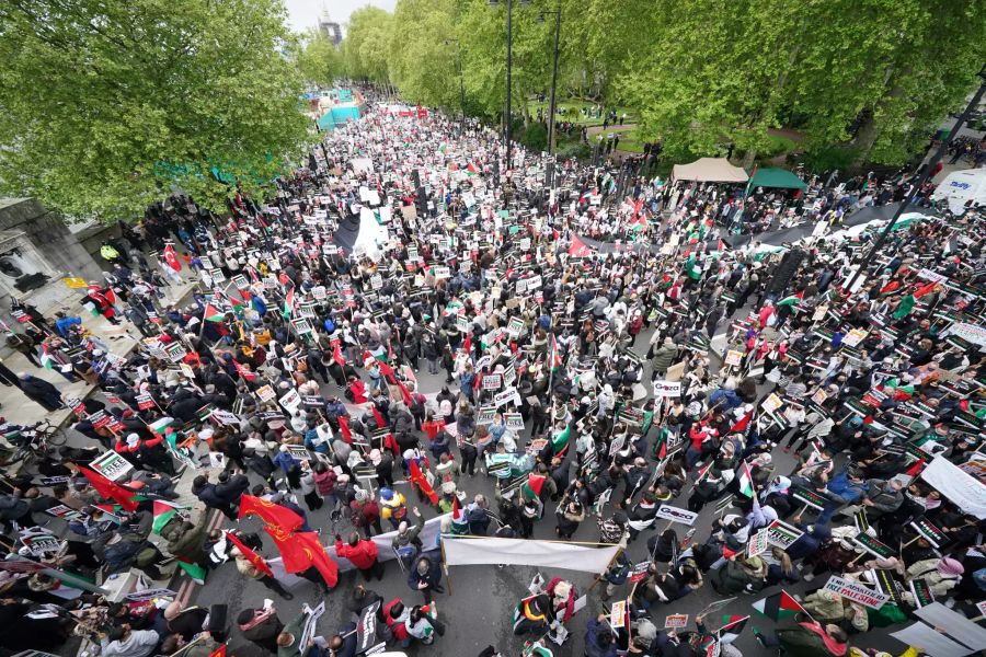 Demonstration in London