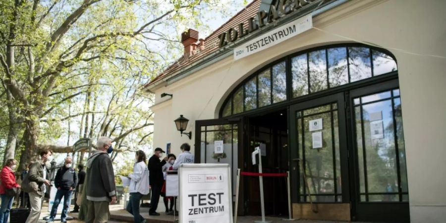 Test-Zentrum in Berlin