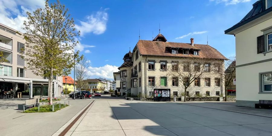 Im Zentrum der Gemeinde Affoltern am Albis.