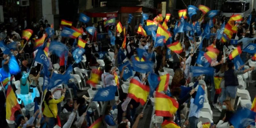 Konservative nach Teilauszählung bei Regionalwahl in Madrid deutlich vorn