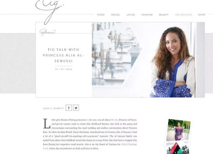 Meghan Markle führte für ihren Blog ein Interview mit der Libyen-Prinzessin und schrieb über ihren eigenen Prinzessinnen-Traum. Meghan Markle