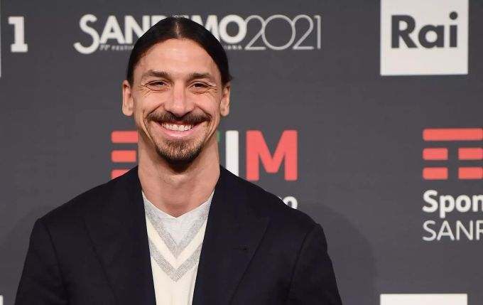 Zlatan Ibrahimovic am 71. Musikfestival in Sanremo Zlatan Ibrahimovic