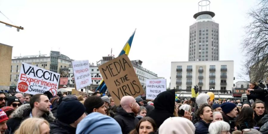 Protest in Stockholm