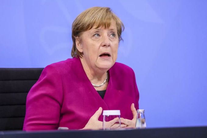 Angela Merkel gibt bekannt, dass der Lockdown in Deutschland verlängert wird. Laut der Bundeskanzlerin gibt es aber auch viele Öffnungsmöglichkeiten. Merkel And States Leaders Meet Over Lockdown Policy