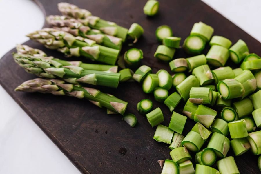 grüner Spargel