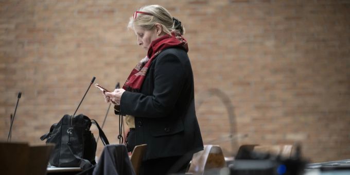 Isabel Garcia der FDP bei der 217. Sitzung des Zürcher Kantonsrats. Isabel Garcia