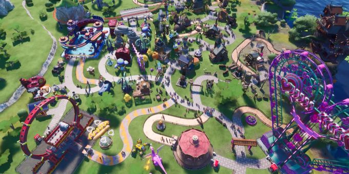 Ein Screenshot aus Park Beyond. Park Beyond