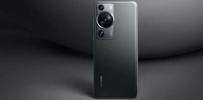 Das Huawei P60 Pro in Schwarz. Huawei P60 Pro
