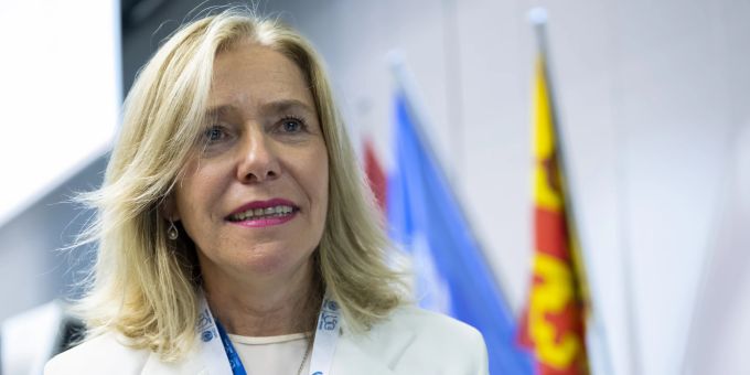 WMO-Generalsekretärin Celeste Saulo. Celeste Saulo