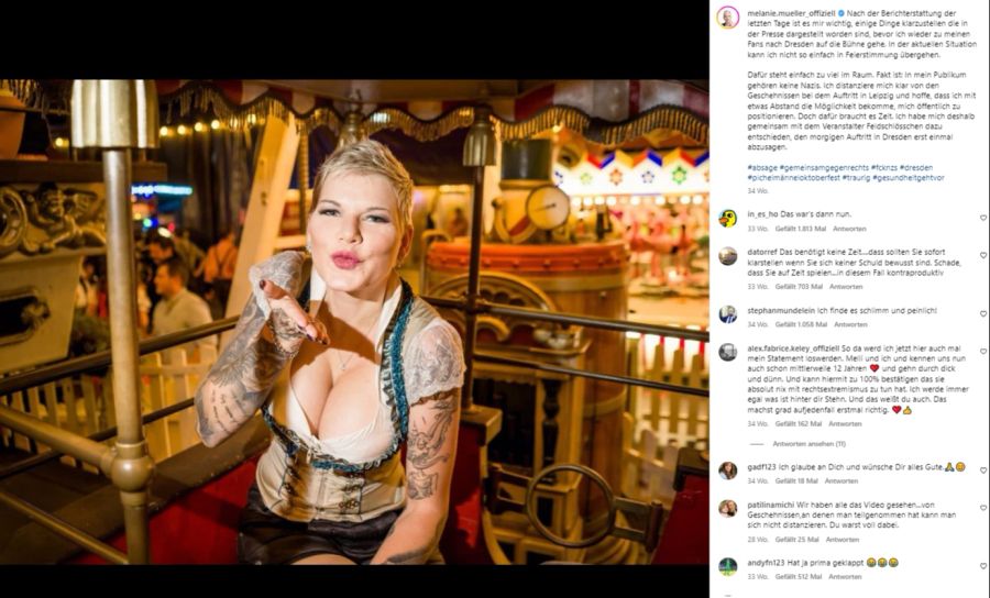 Melanie Müller steht immer mal wieder in den Schlagzeilen.