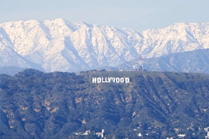 Die Hollywood-Hills sind eine luxuriöse Wohngegend. Hollywood-Hills