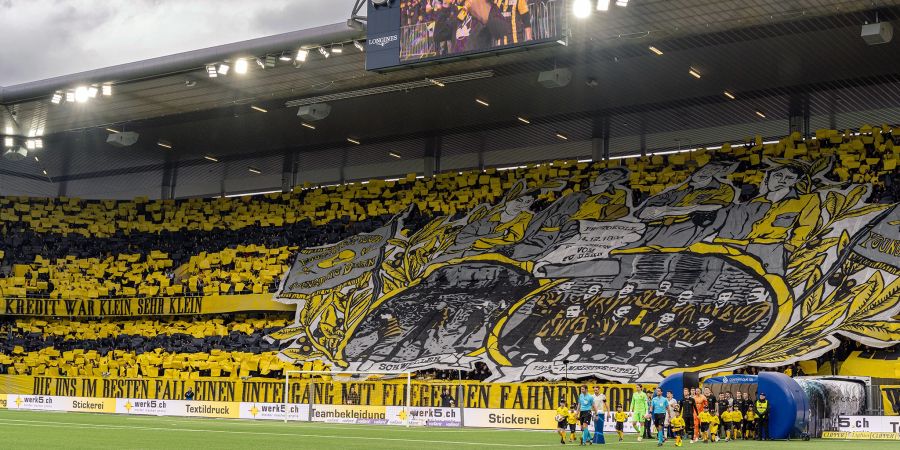 Südkurve im Stadion Wankdorf. - Stadt Bern