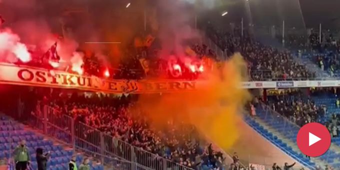 4:2 im Joggeli - So ausgelassen feiern die YB-Fans den Final-Einzug