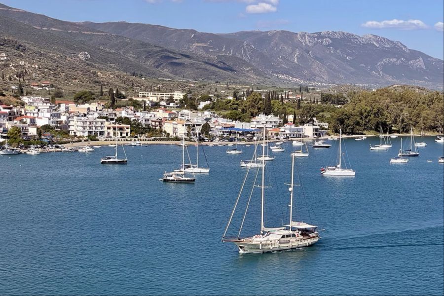 Boote Poros Mittelmeer