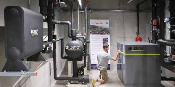 An der ETH Lausanne wird CO2 zur Heizung und Kühlung eingesetzt. CO2