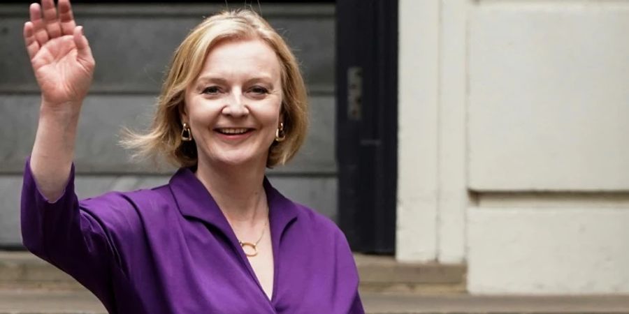 Die künftige  Premierministerin Liz Truss in London