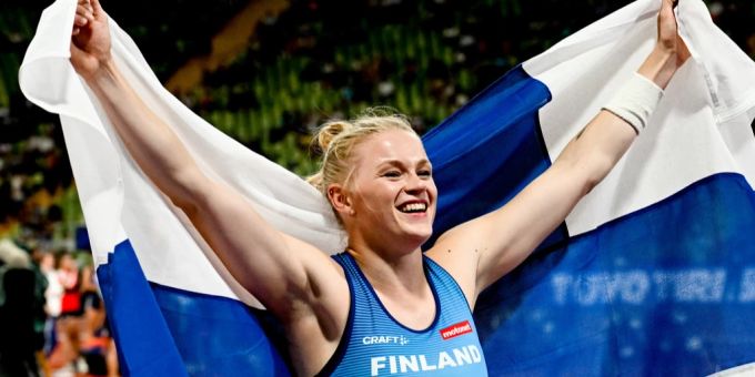 Sensation: Wilma Murto holt sich mit einem neuen EM-Rekord die Goldmedaille im Stabhochsprung. Wilma Murto