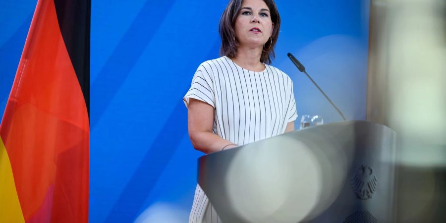 Bundesaussenministerin Annalena Baerbock (Grüne)