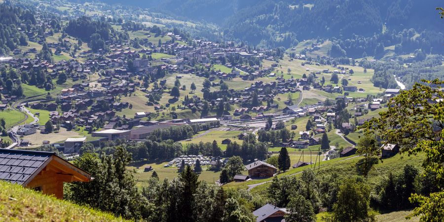 Blick auf Grindelwald.