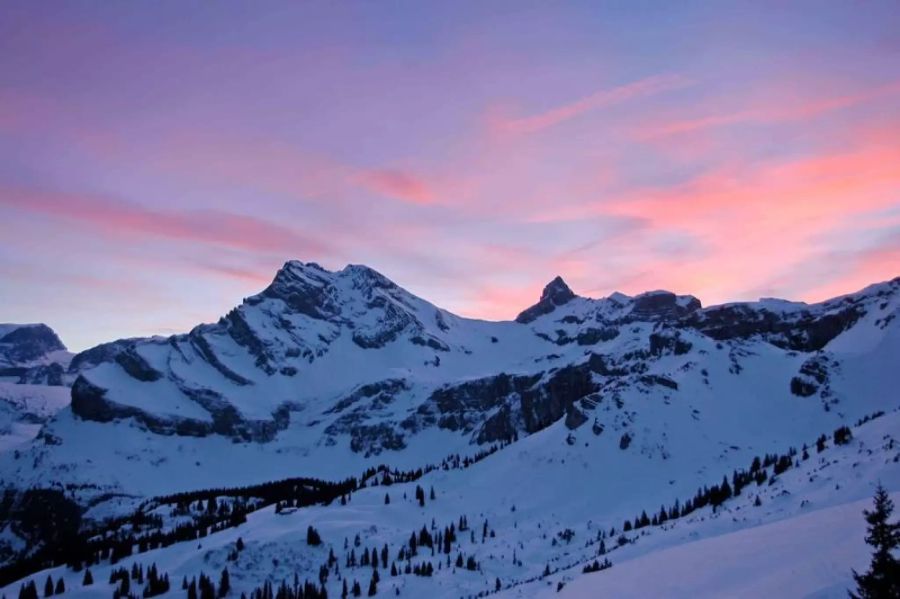 Dämmerung Braunwald.