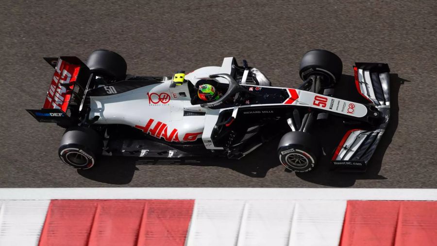 Mick Schumacher (Haas F1 Team) beim Freien Training zum Abu-Dhabi-GP der Formel 1.