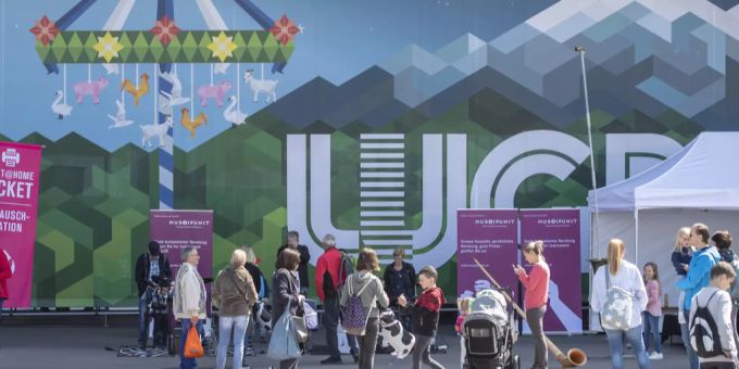 Der Eingang zur Luzerner Luga 2019. messe luzern ag